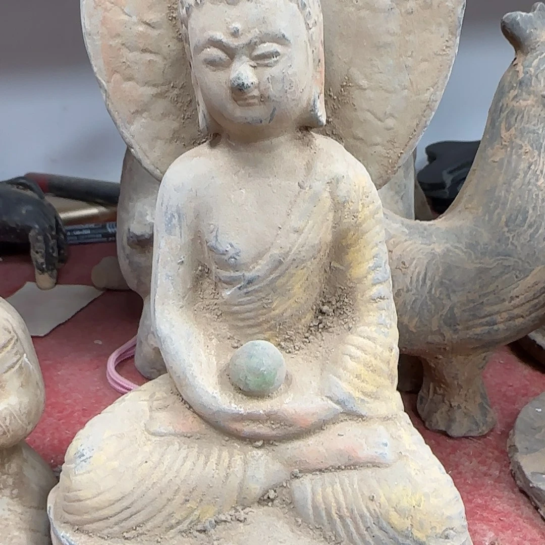 陳***~陶摆件文房四宝精品摆件