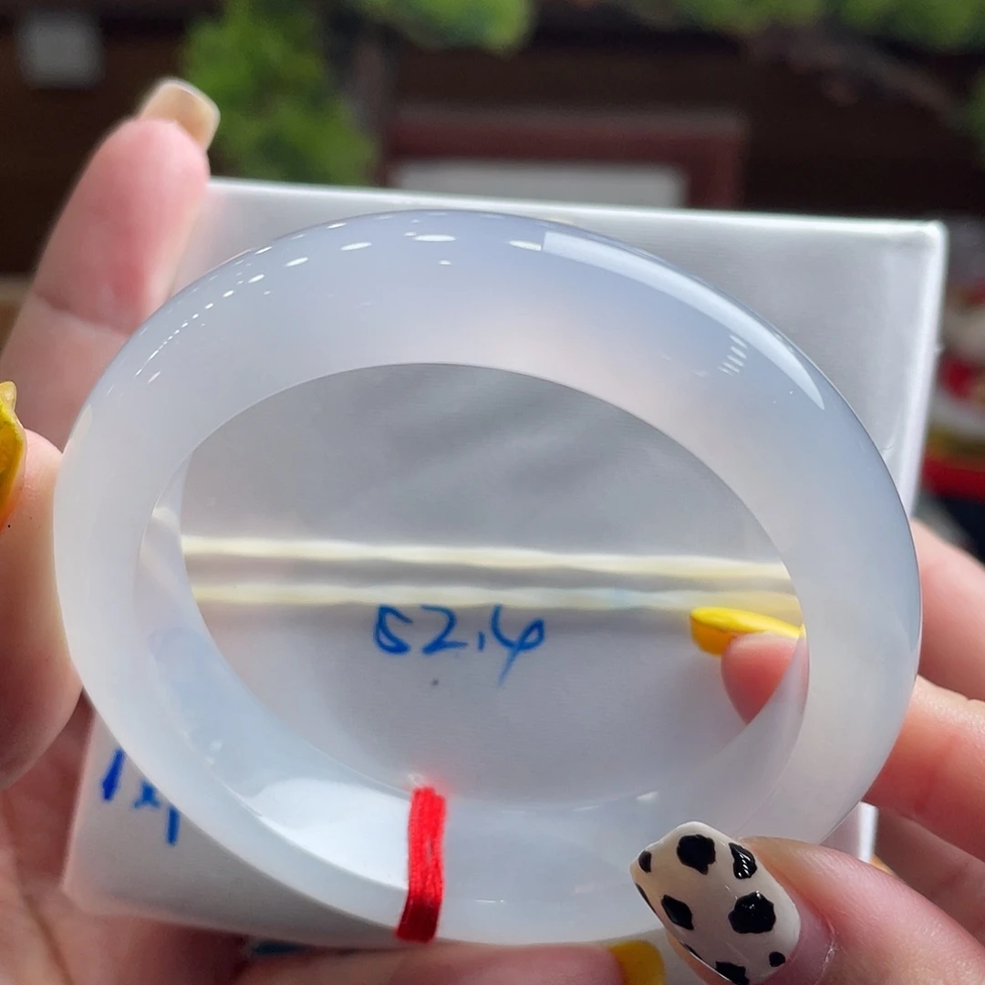 未镶嵌手镯翡翠52.2冰胶条
