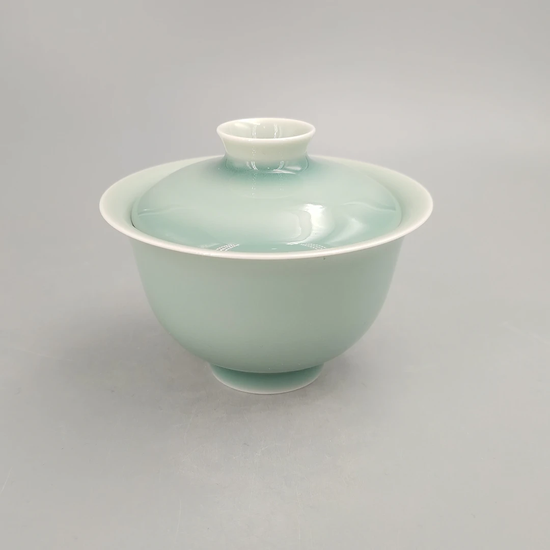 CL-C4530[学茶严选]正青元宝盖碗