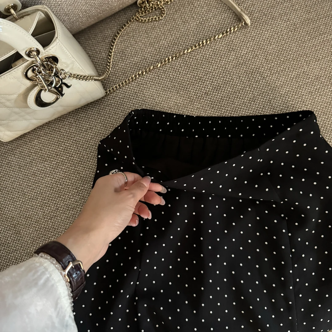 阿黎精选-------夏季波点显瘦小摆裙