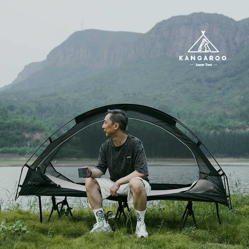 户外登山露营solo单人帐防雨袋鼠庇护所网帐蚊帐徒步帐篷袋鼠内账
