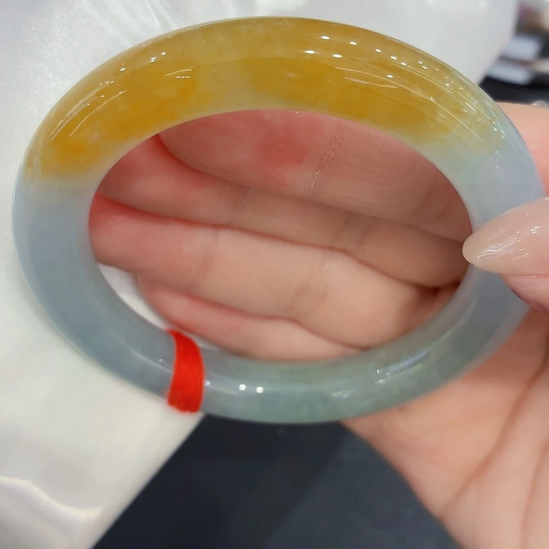 翡翠未镶嵌手镯翡翠54-56圈口（强推）