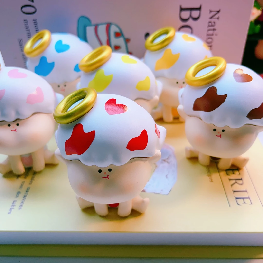 【顶耀潮玩】巨无霸奶牛天使树脂diy创意装饰摆件