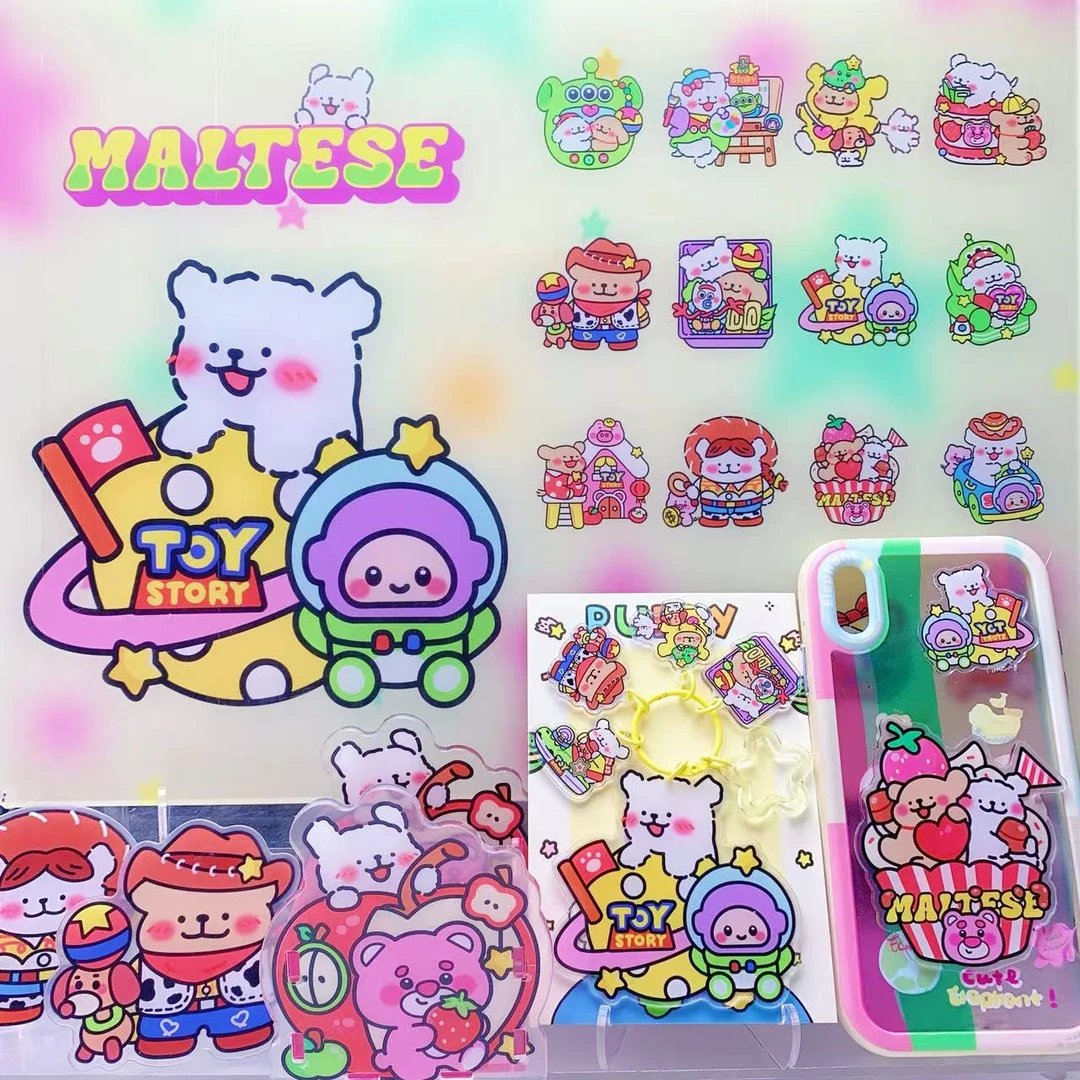 （亚克力特价福福） 手机支架立牌 亚克力DIY配件配饰