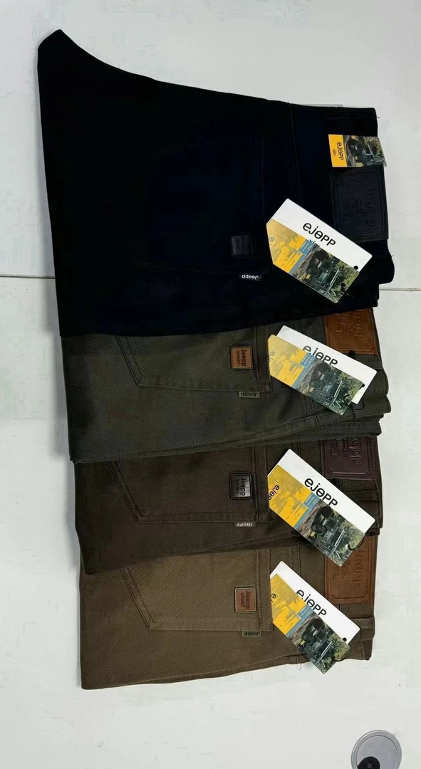 2025年黑色休闲裤裤子新款男士高腰时尚百搭灰色弹力牛仔秋冬