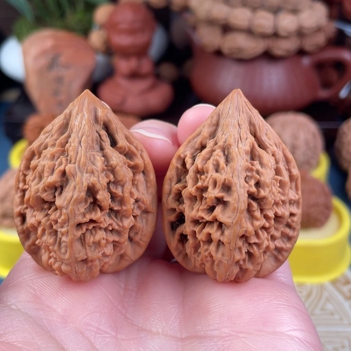 吊坠文玩核桃秦鸡35