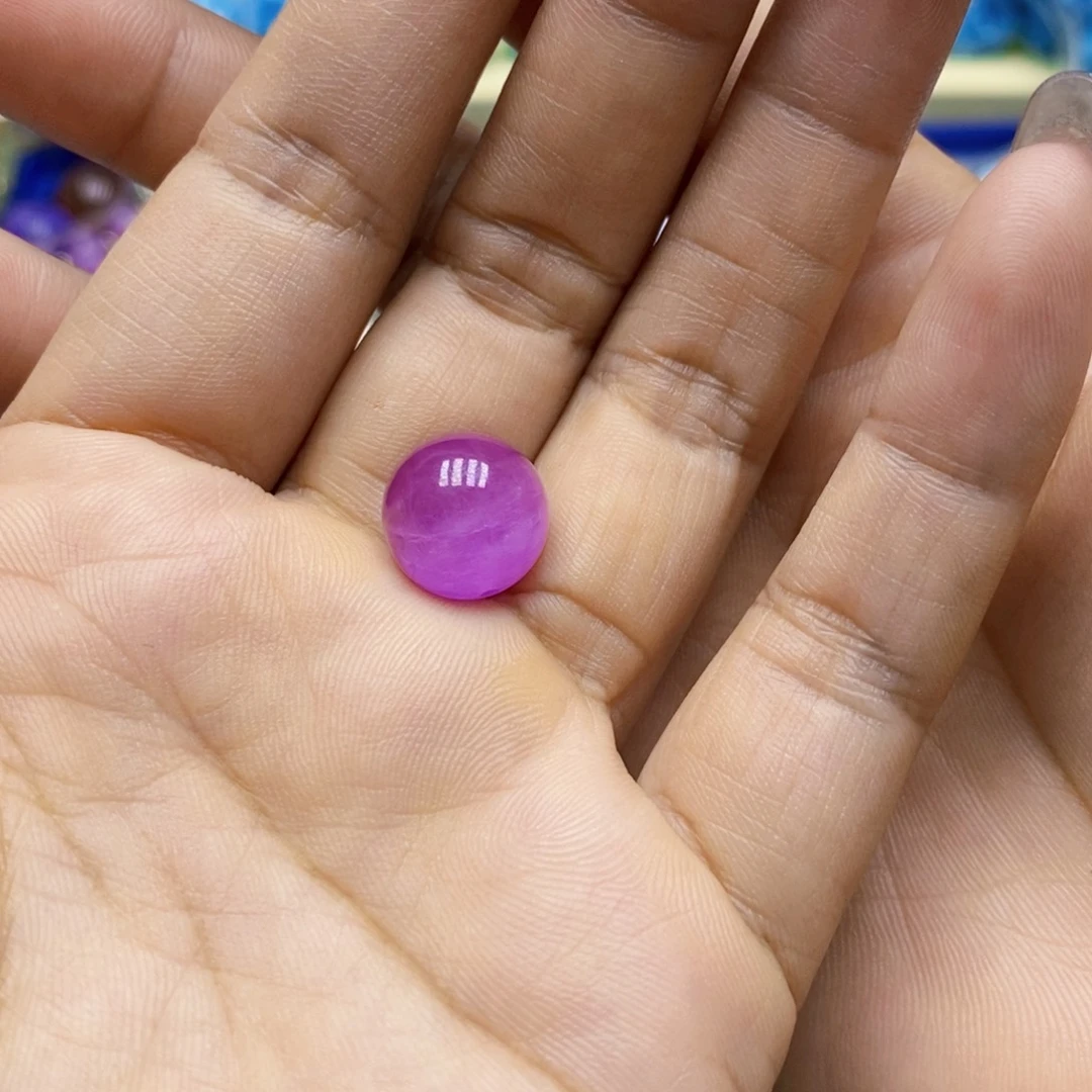 针钠钙石（海纹石）手链未镶嵌海*