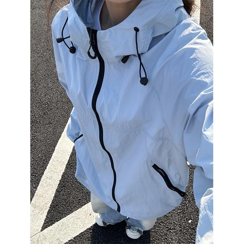UPF50+户外旅行凉感防晒衣男夏季新品高级感速干夹克高倍防晒外套
