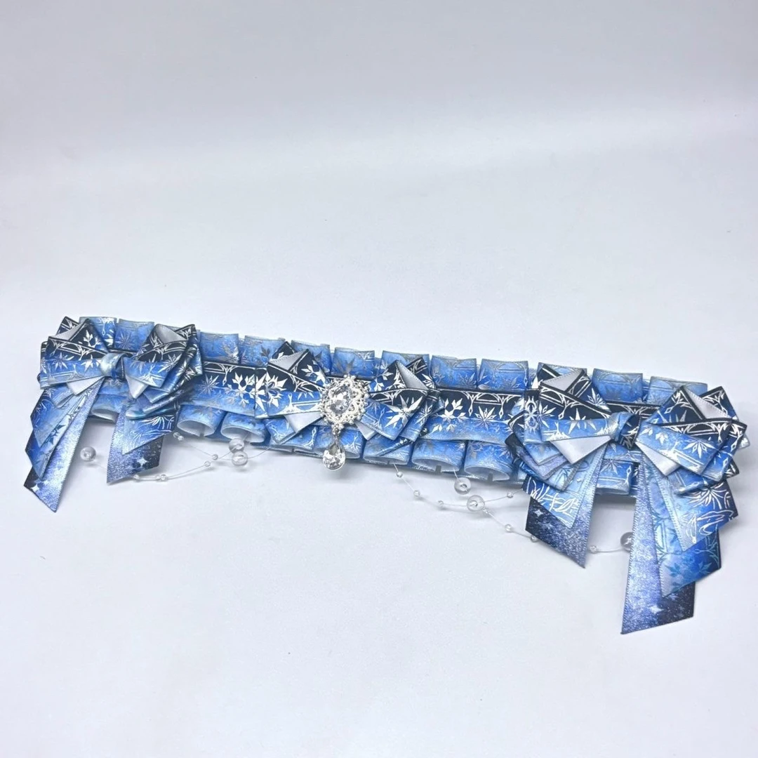 大肠痛配件蝴蝶结挂件原创痛包配件大肠痛肠花丝带痛包配饰可定制