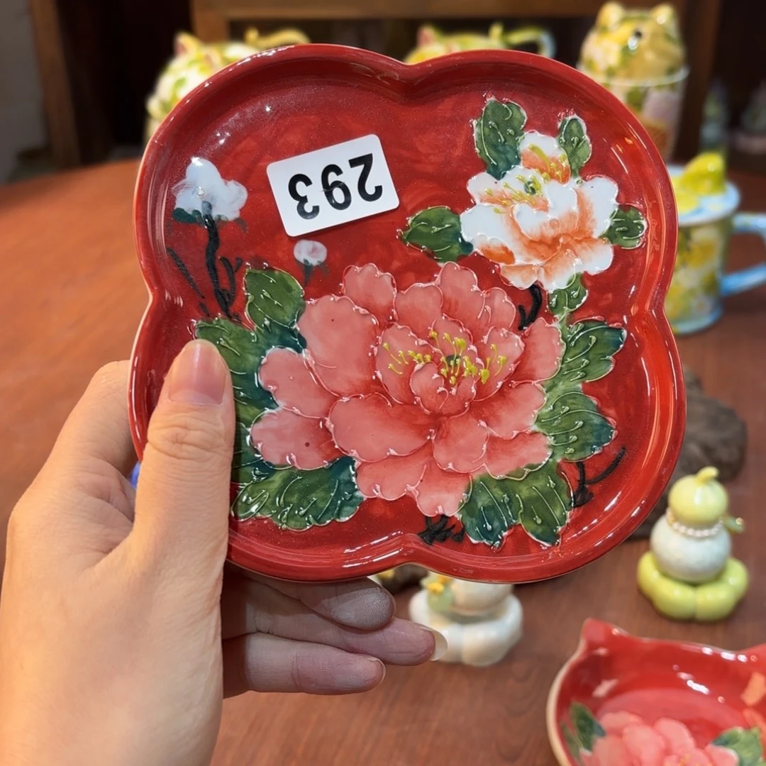 景德镇手绘高温釉下彩陶瓷茶具