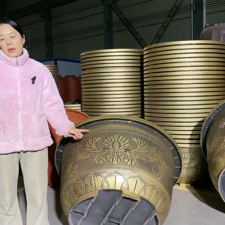 圆盆古铜一米一个