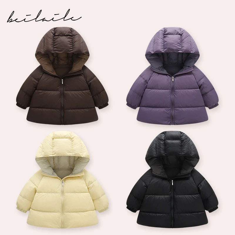 【三防加厚羽绒 】婴儿童衣服宝宝羽绒外套白鸭绒厚i23