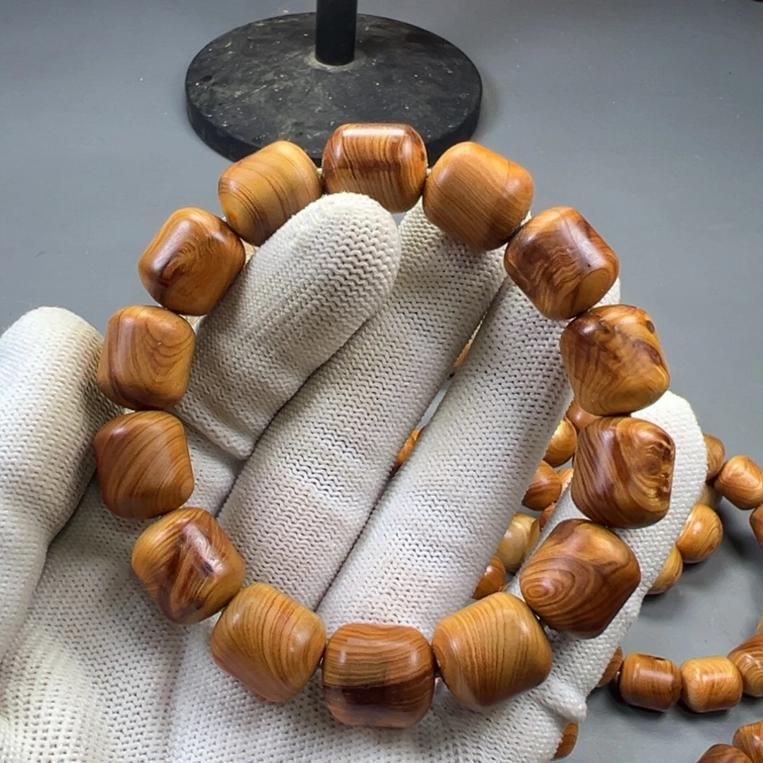 柏木（崖柏）太行陈化桶珠瑕疵