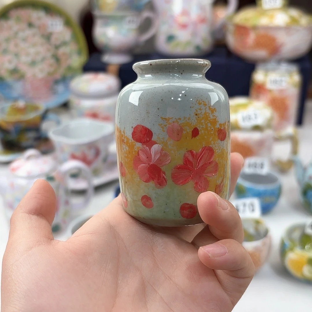 景德镇手绘高温釉下彩陶瓷茶具