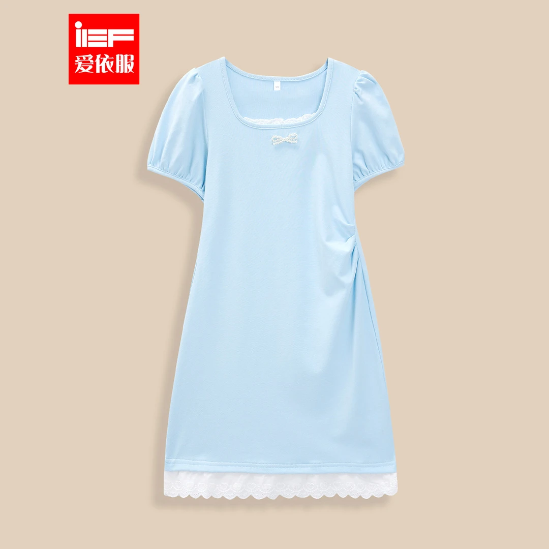 MINIIEF【爱依服童装】2025夏季新款法式甜美洋气女童连衣裙