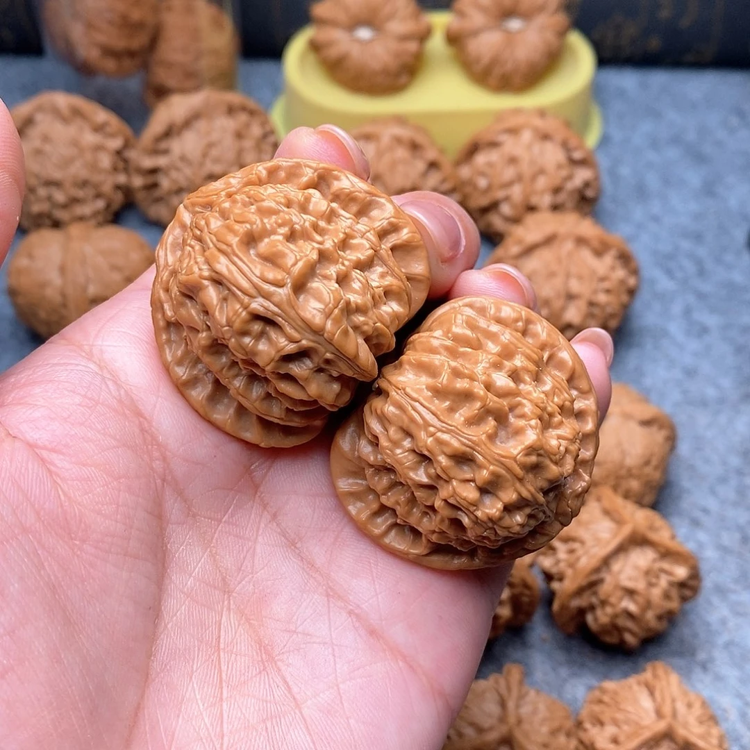 文玩核桃把件D****⁷三角白39全