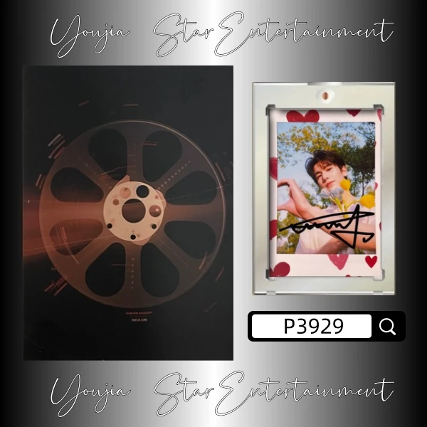 P3929【张凌赫】正品拍立得照片 爱心边框