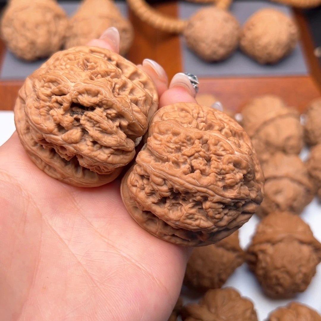 文玩核桃把件粗筋45