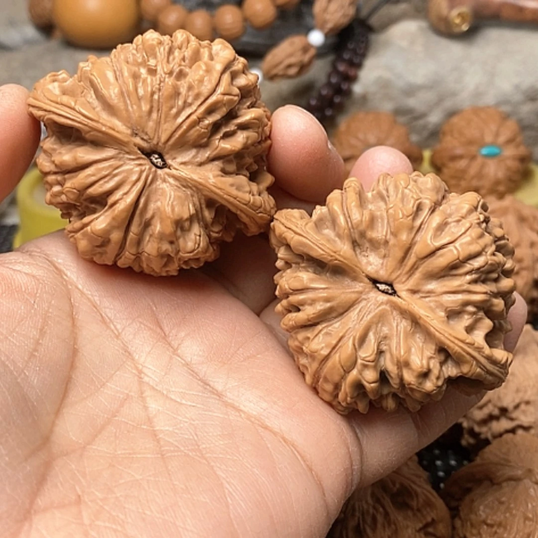 【闪购商品】文玩核桃把件得*力官帽53