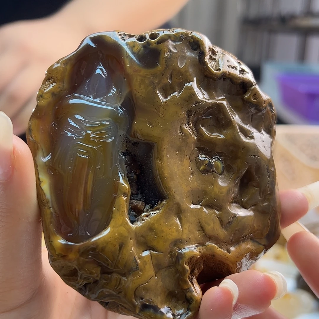 玛瑙/玉髓未镶嵌吊坠(不含链)