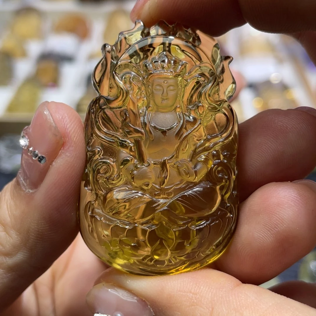 水晶颈饰未镶嵌定制