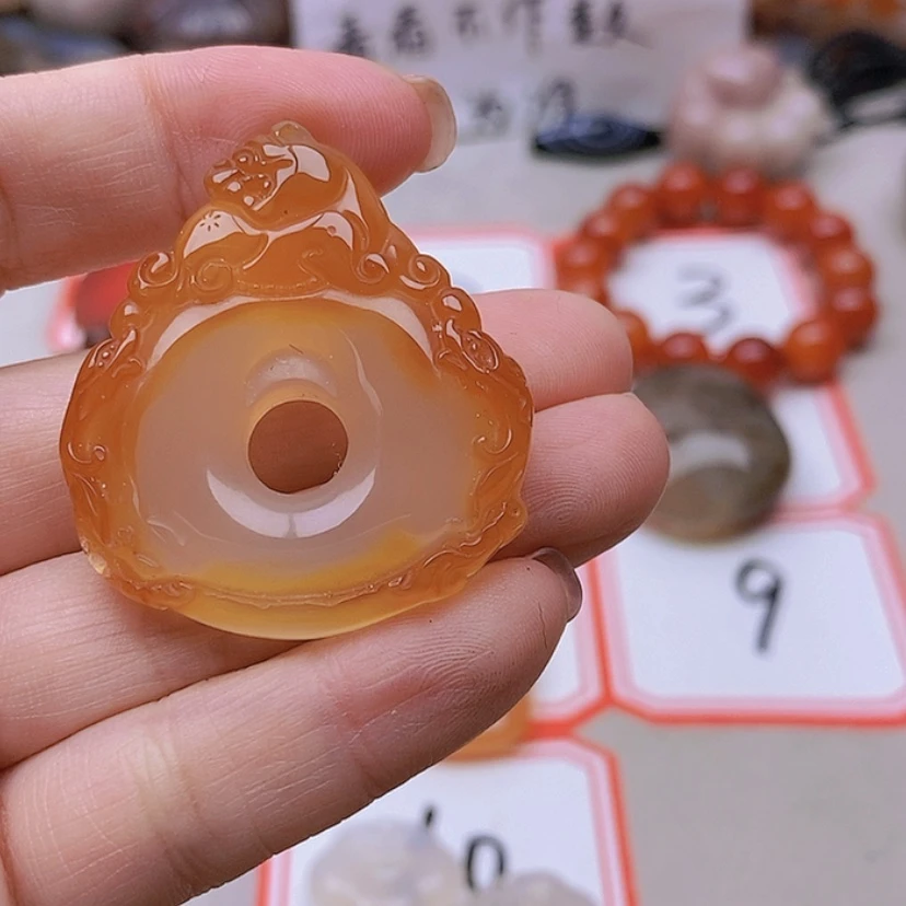 【闪购商品】未镶嵌玛瑙/玉髓珠宝半成品琢*缘