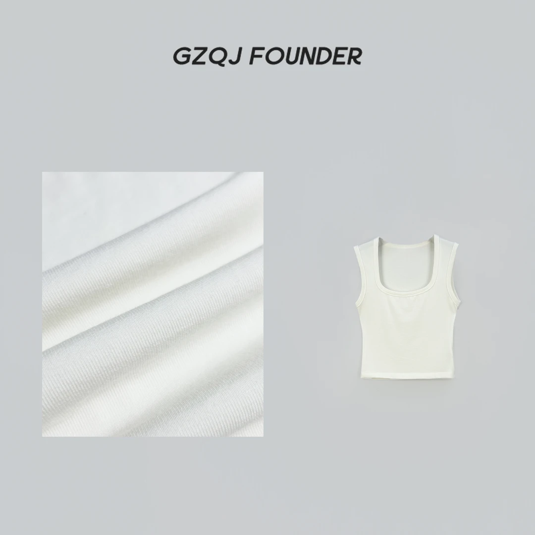 GZQJ【解放天性】 设计感气质百搭无袖打底背心女士  4020