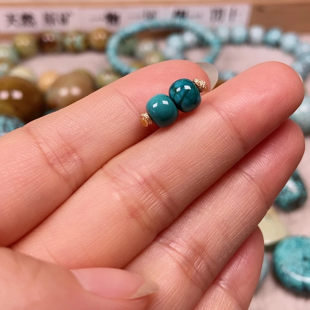 未镶嵌绿松石珠宝半成品
