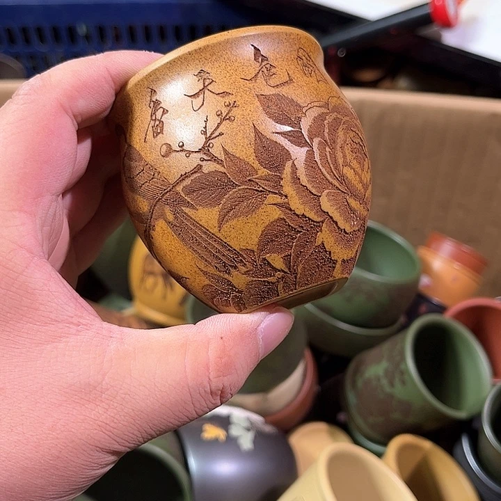 茶杯紫砂全手工紫砂主人杯