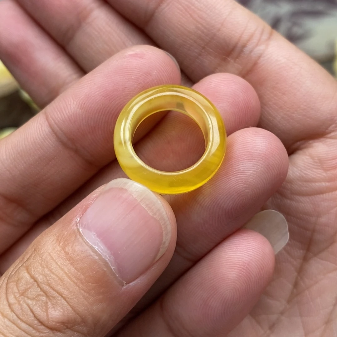 琥珀未镶嵌珠宝奇石13内径