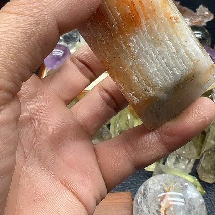 水晶珠宝半成品14K金镶嵌82