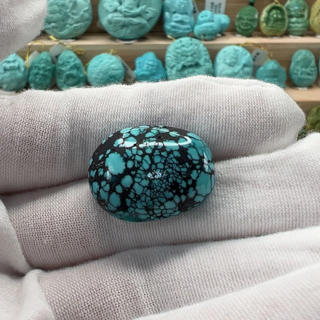 未镶嵌绿松石随形17.4mm