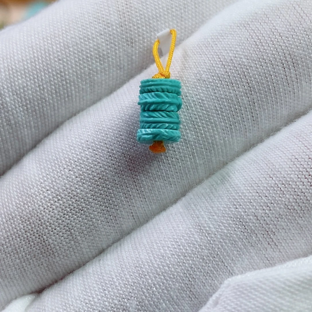 绿松石未镶嵌珠宝奇石5.7mm