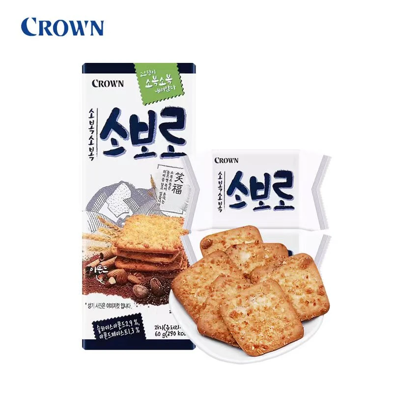 韩国克丽安CROWN笑福饼干香脆