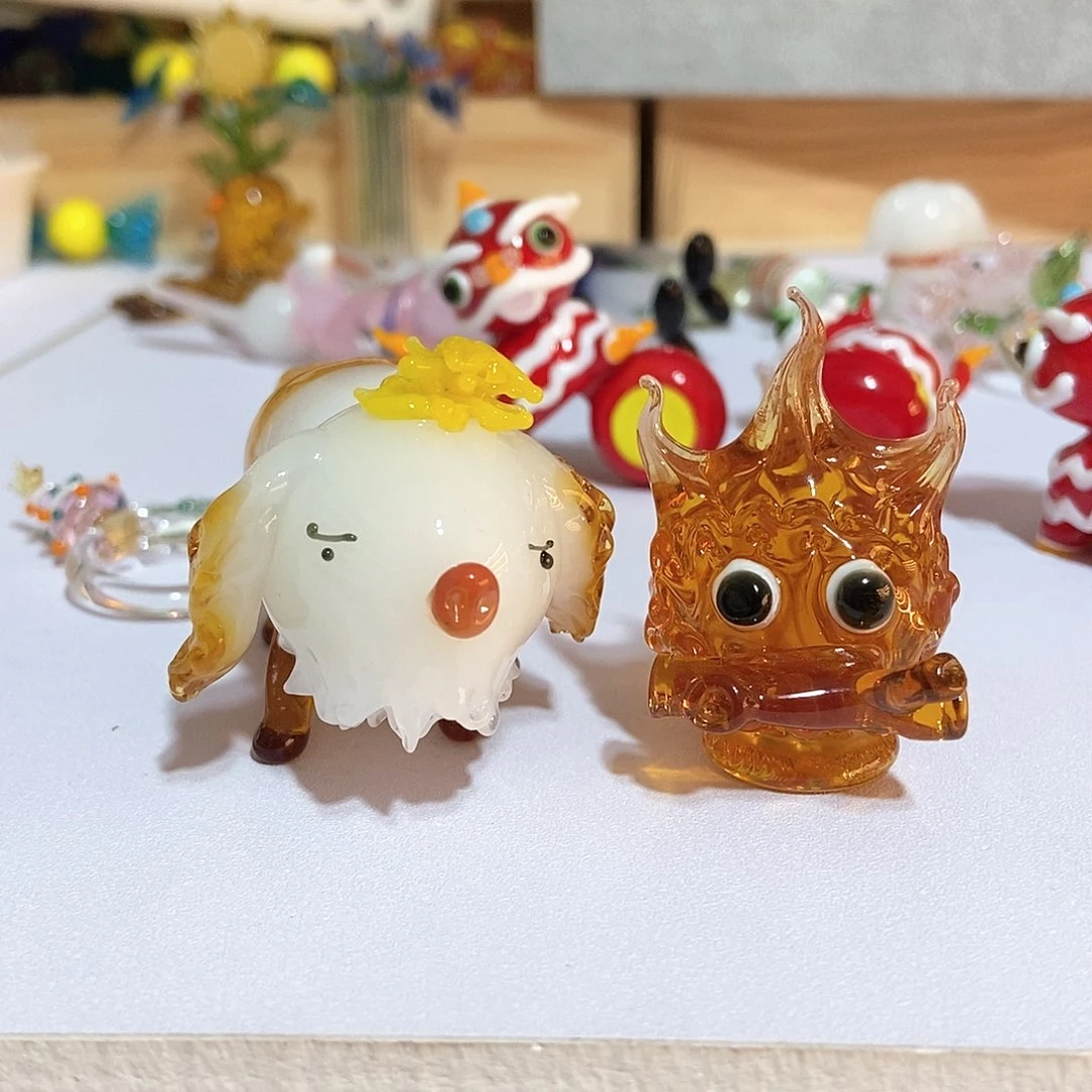 琉璃手工艺品?****一对