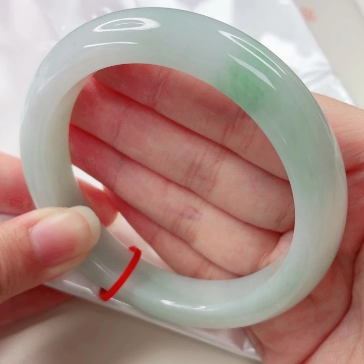 翡翠未镶嵌手镯61.5圈x358