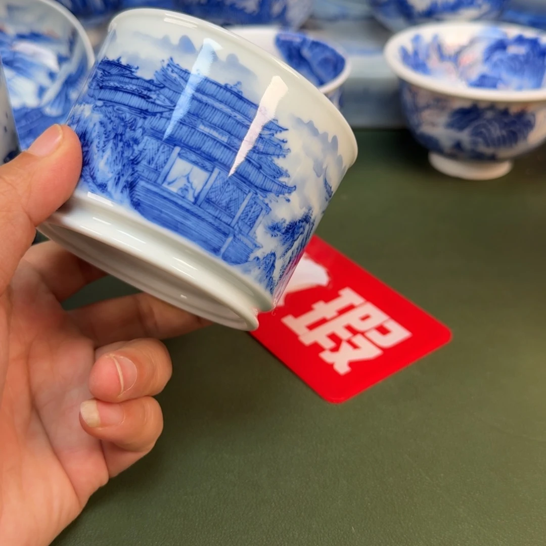 陶景德镇纯手绘茶具圆圆283