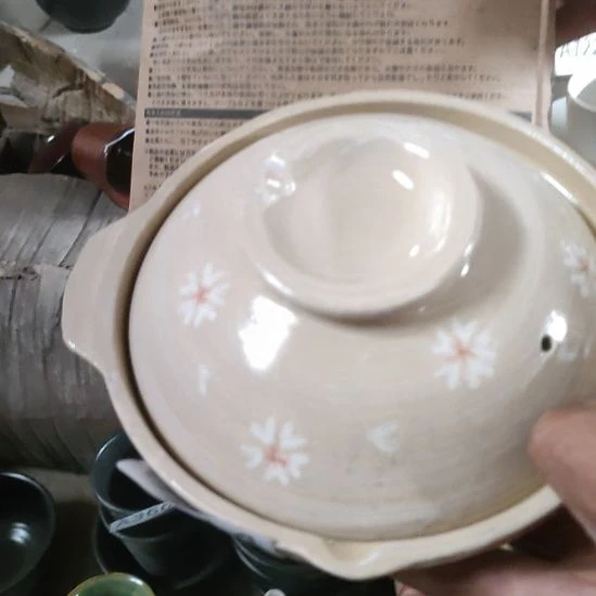 陶瓷粗瓷砂锅一支