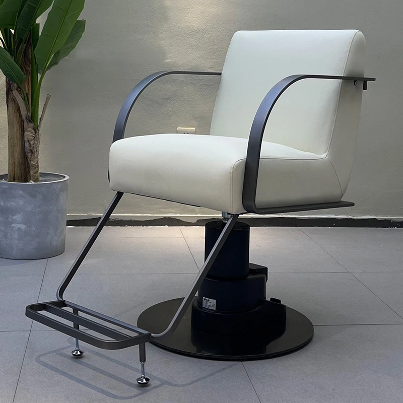 高端时尚网红美发店专用电动升降剪发椅发廊理发椅