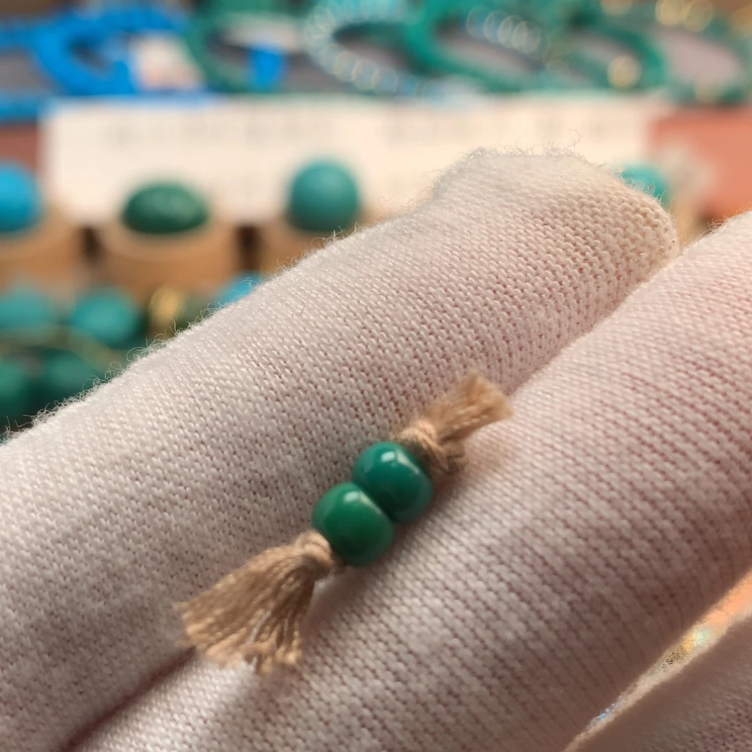 绿松石合金挂件4.7mm