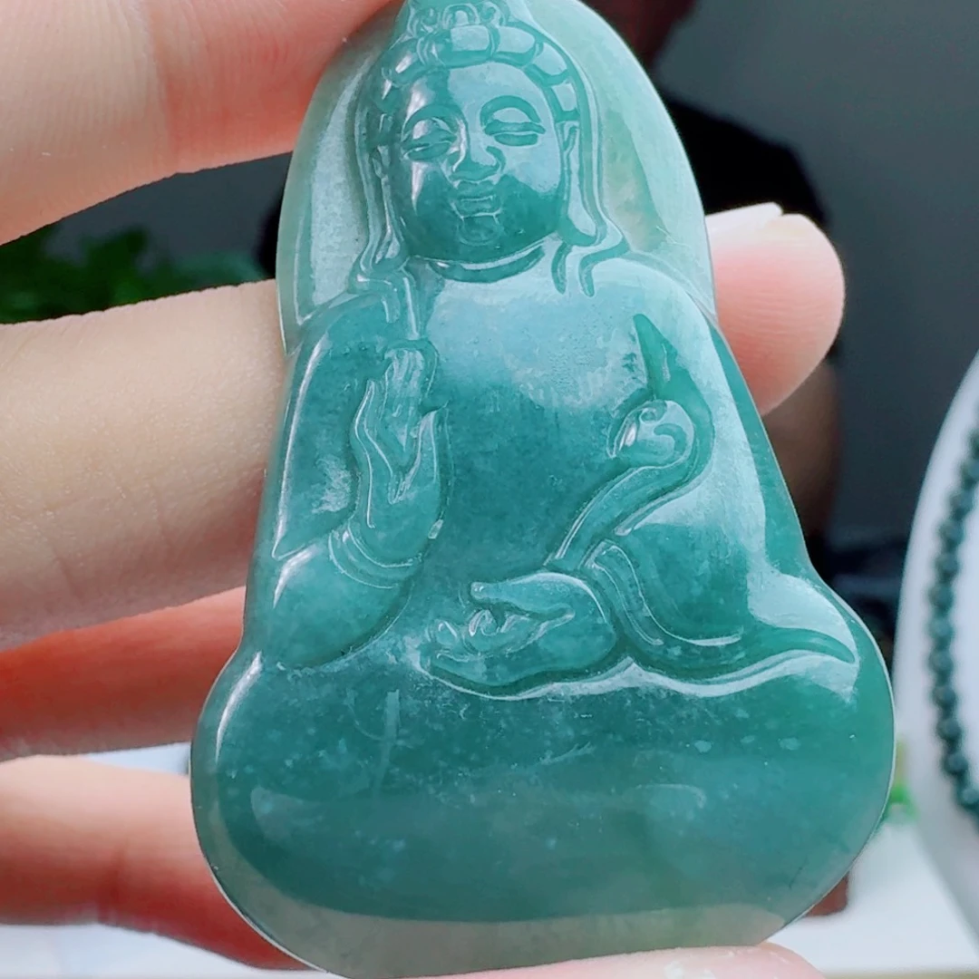 翡翠未镶嵌颈饰多样性随机发其一