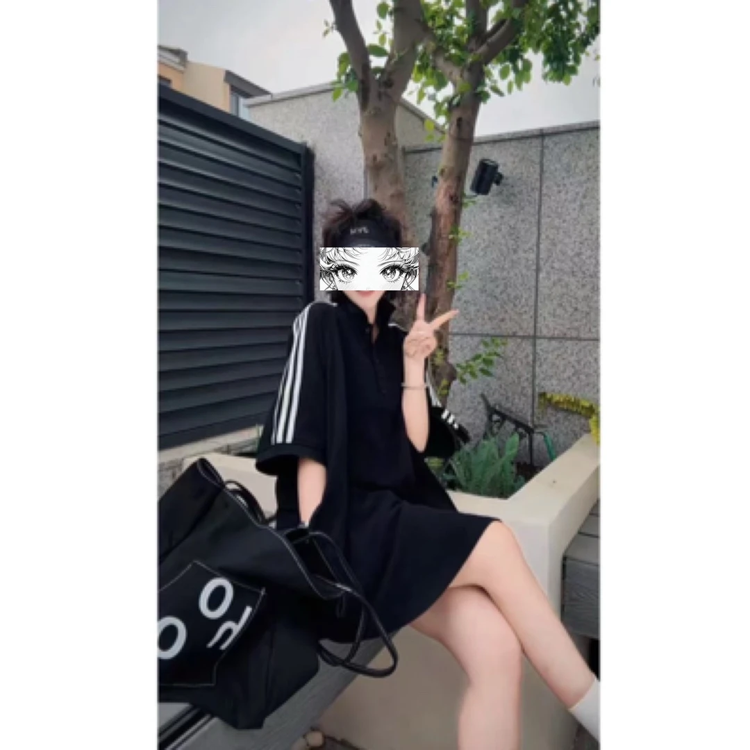 二胖推荐三道杠POLO大半袖带兜款正肩设计款