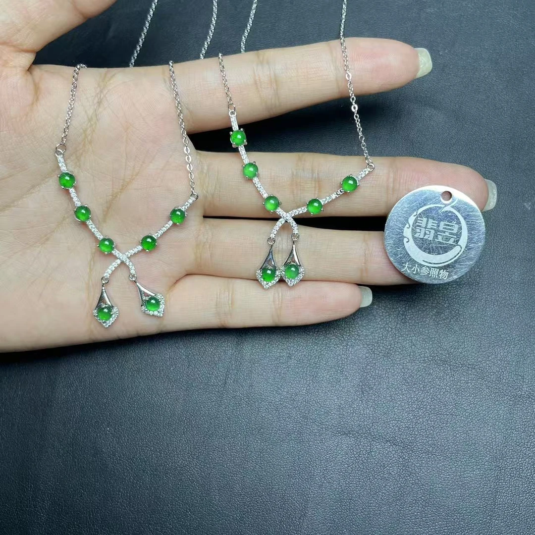 翡昱-N77-65379-天然A货翡翠吊坠项链-多样性发其一-D
