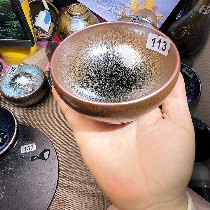 茶盏建窑建盏茶器113