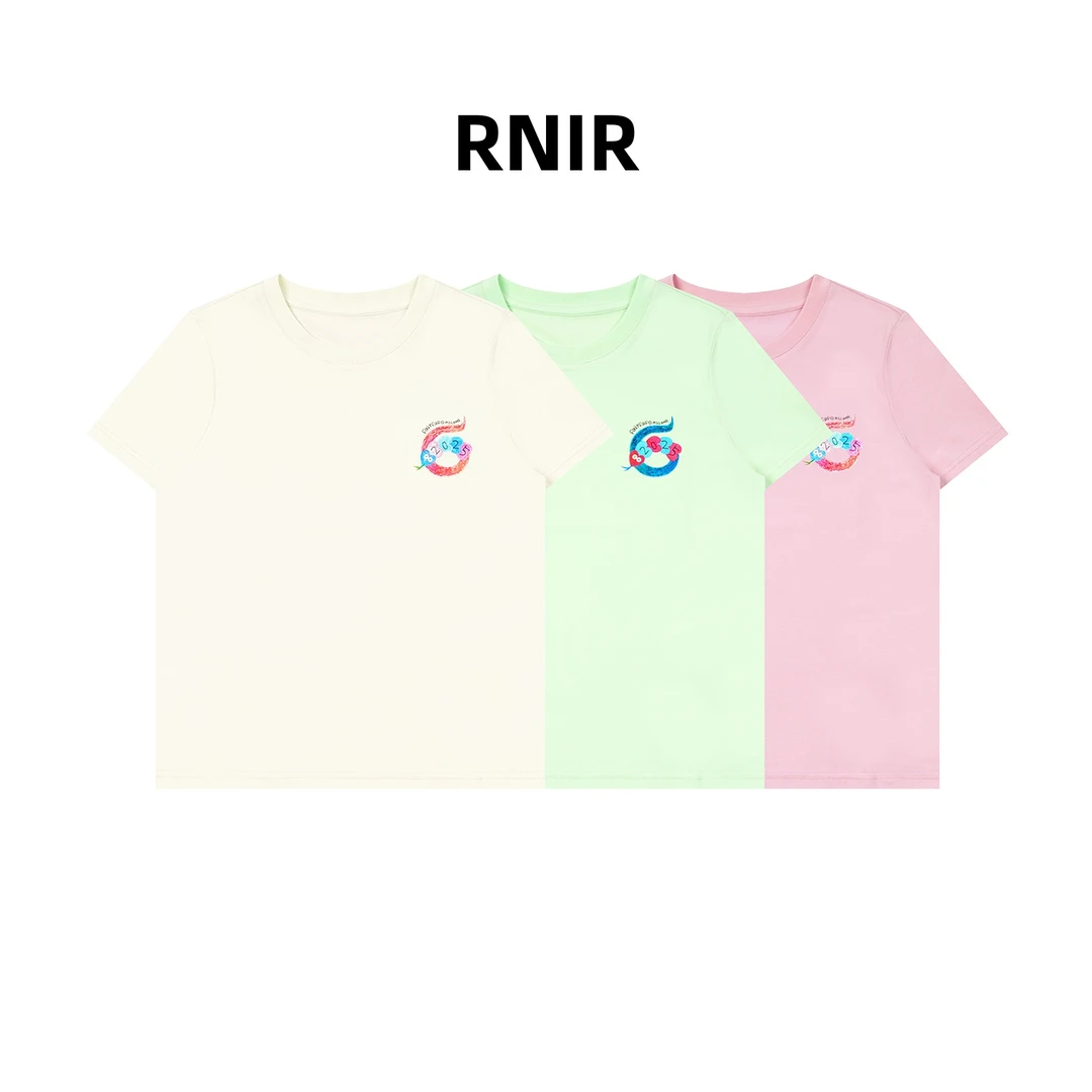 【数字小蛇印花T恤】TXAL4C077时尚休闲百搭圆领