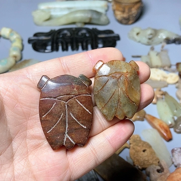 和田玉未镶嵌颈饰49