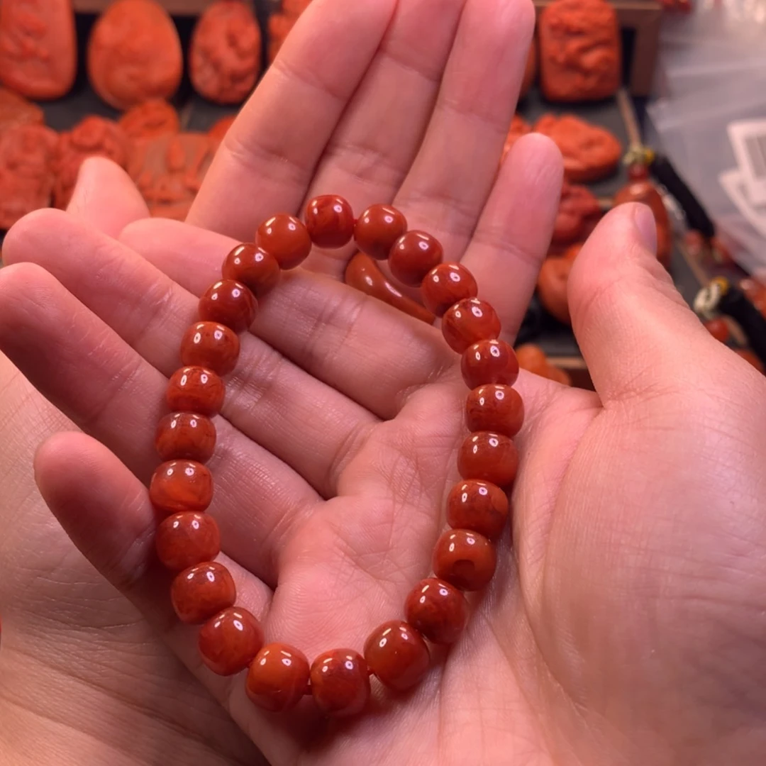 【闪购商品】未镶嵌单圈手串南红玛瑙珍*宝