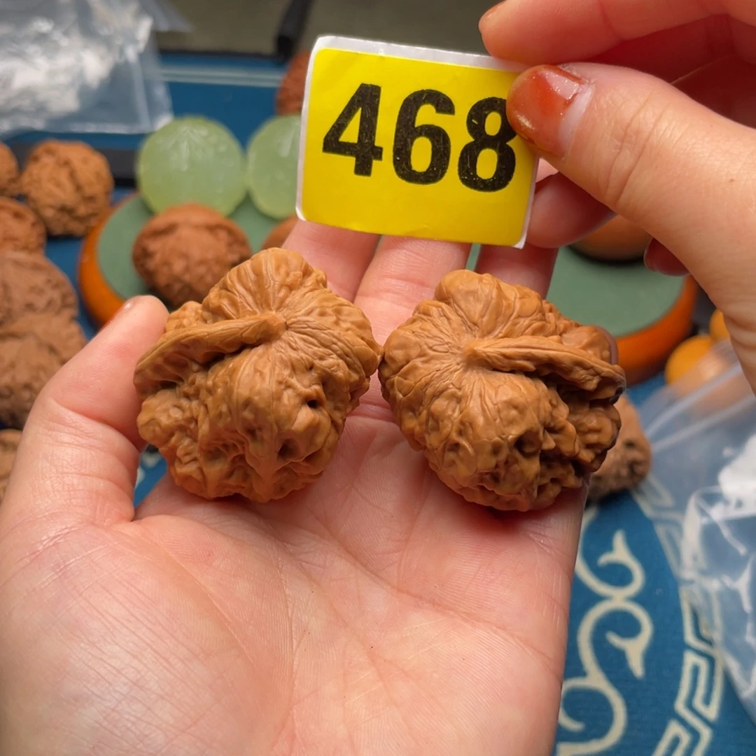 文玩核桃吊坠42蛤蟆头一根筋468号