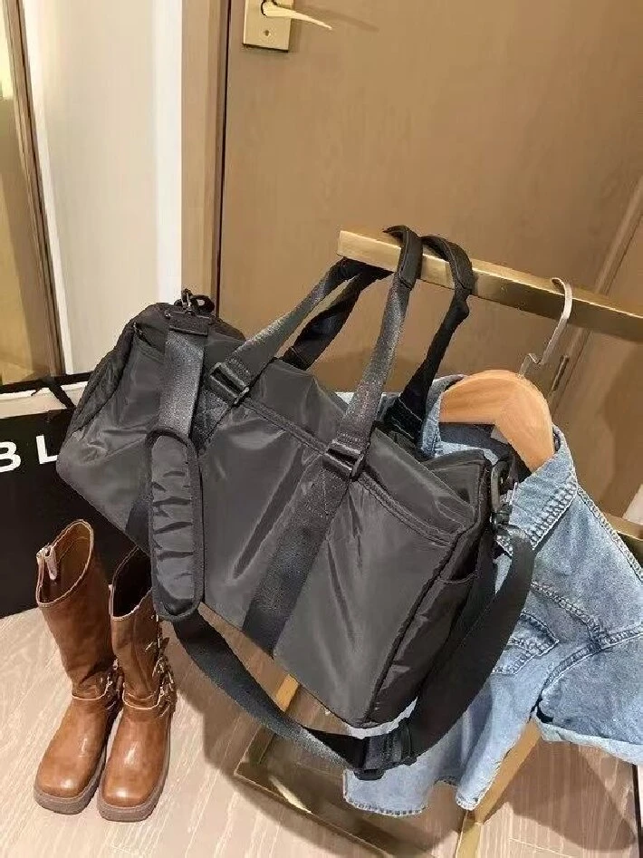 乐缘高质量干湿分离大容量斜挎手提包