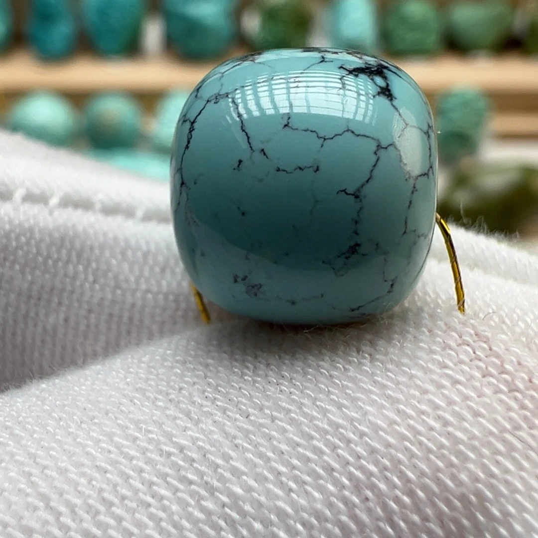 绿松石未镶嵌配饰11.7×10.7